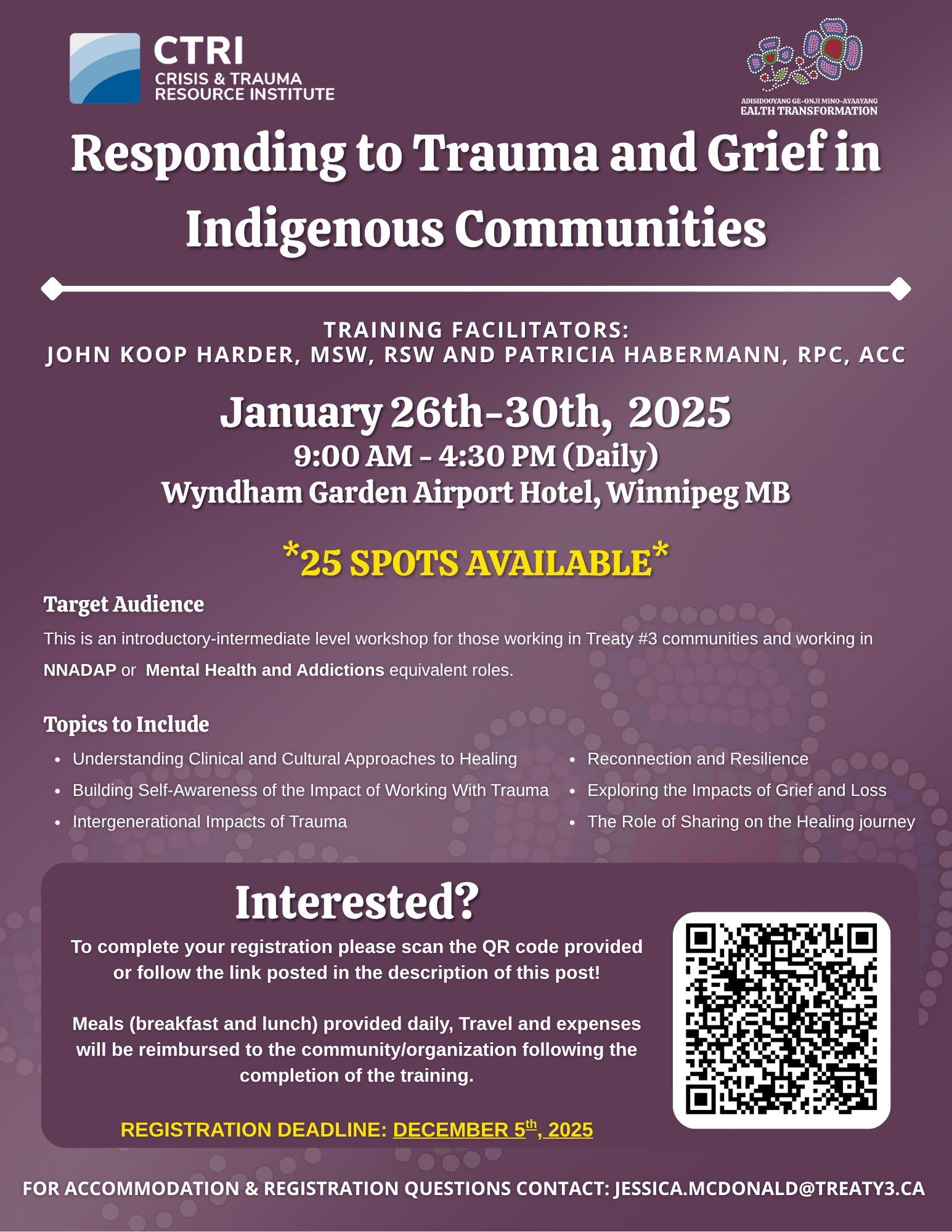 Responding to Trauma and Grief in Indigenous Communities