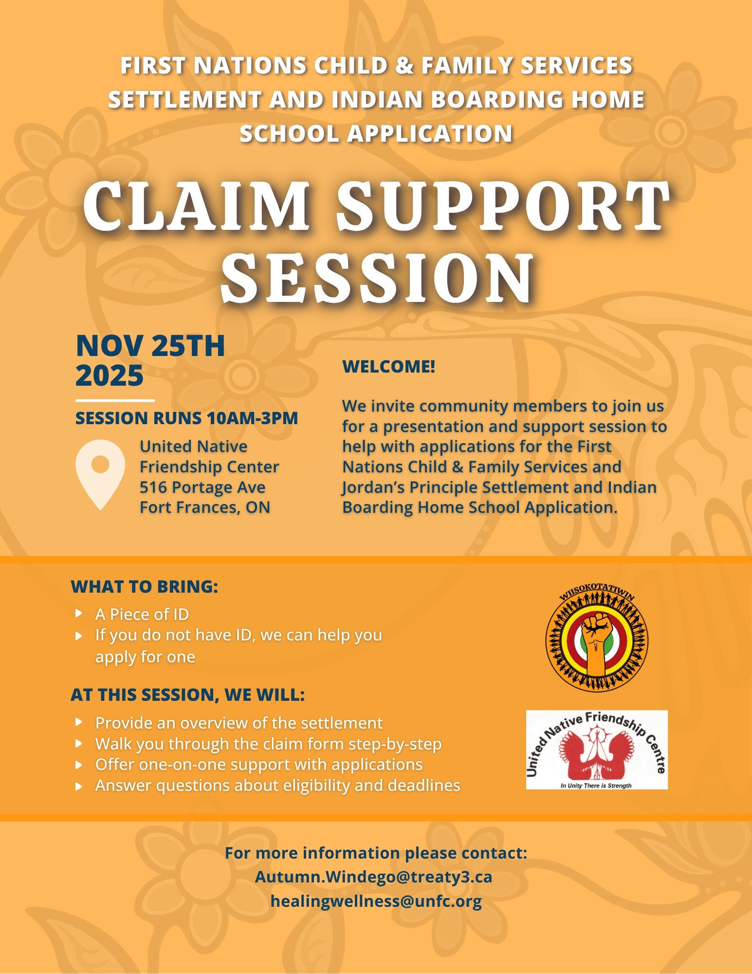 Claim Support Session