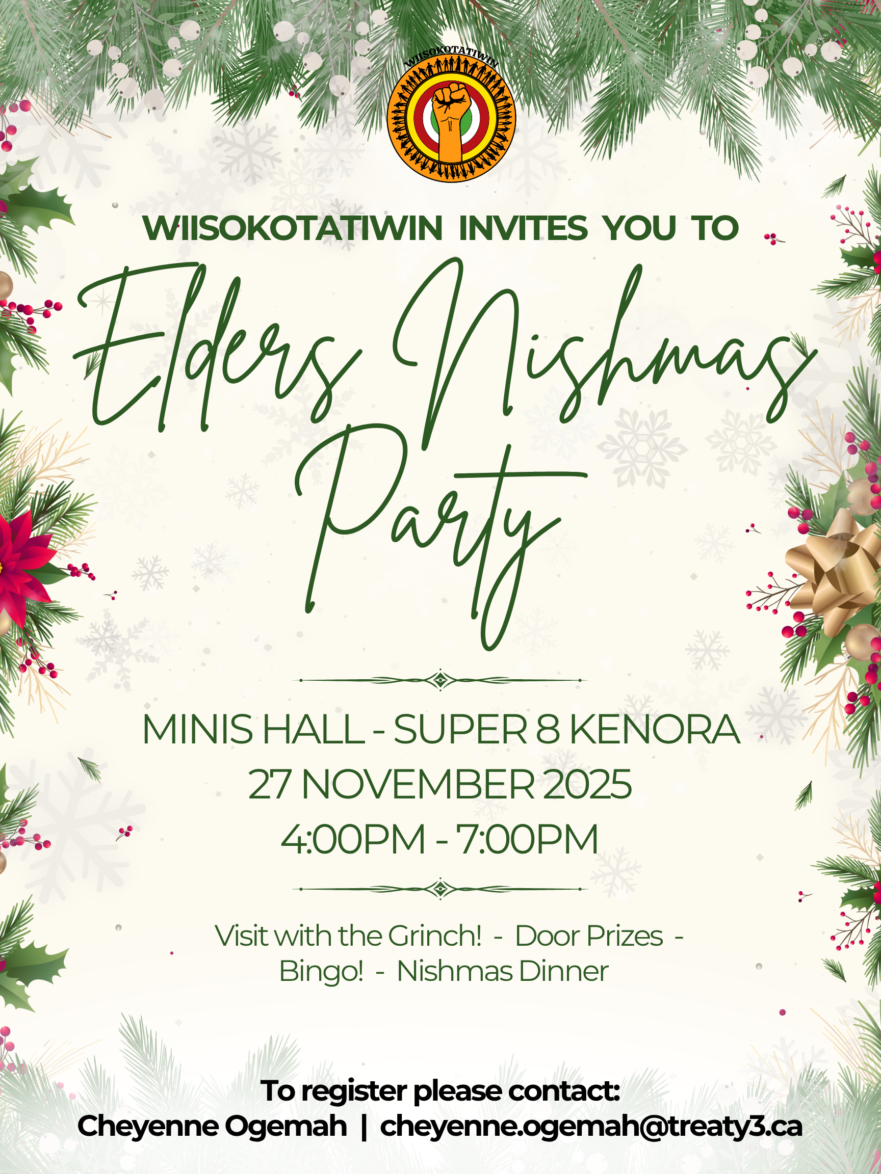 Treaty #3 Elders Nishmas Party