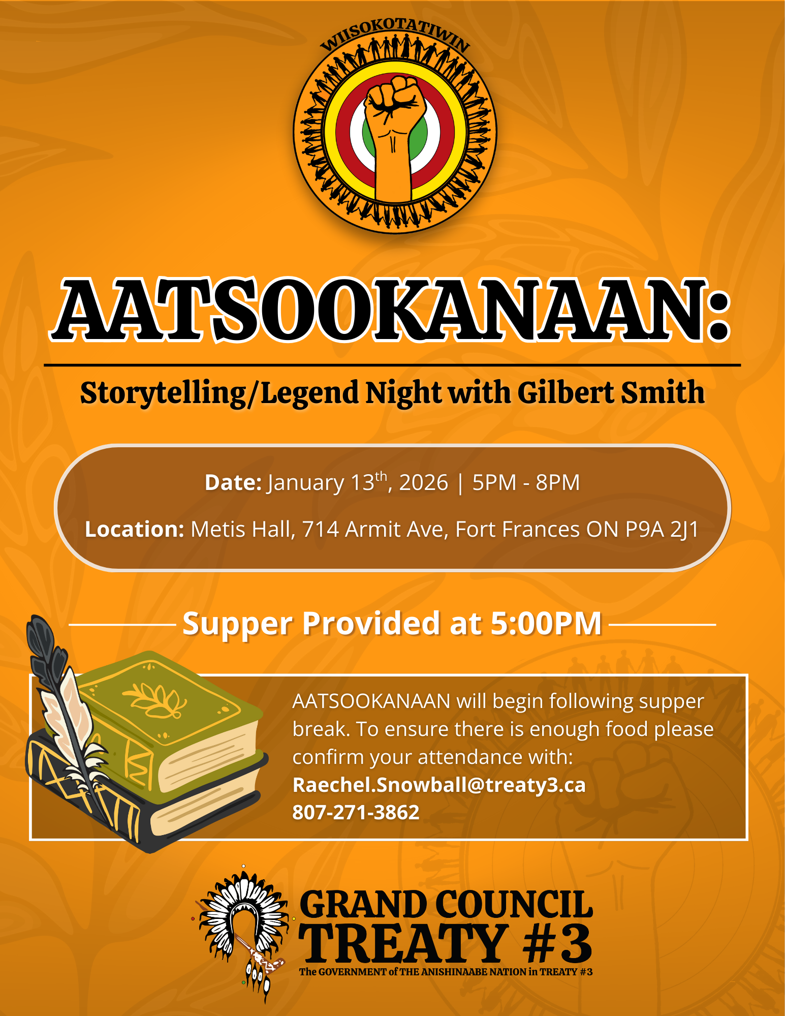 AATSOOKANAAN: Storytelling / Legend Night