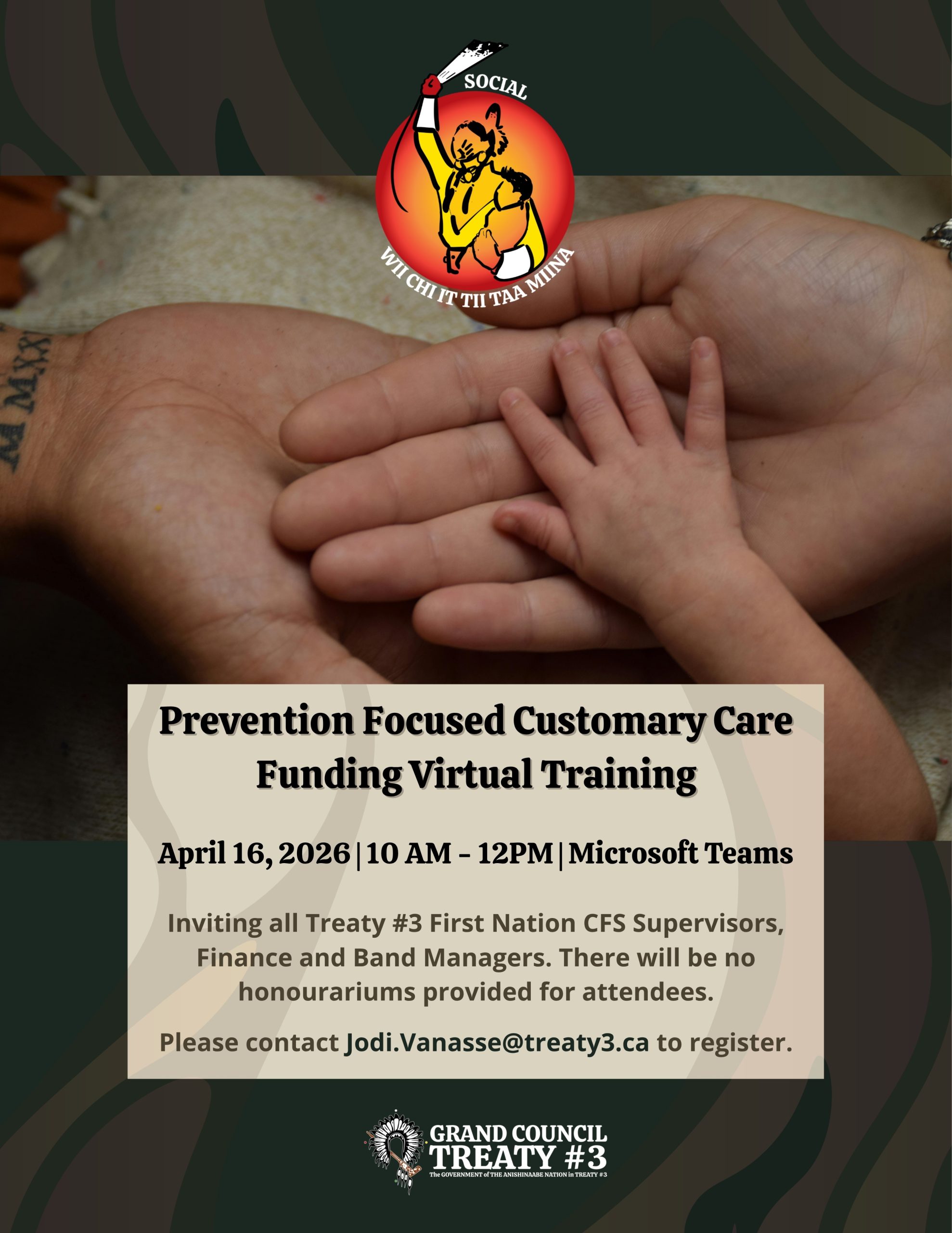 Prevention Focused Customary Care Funding Virtual Training