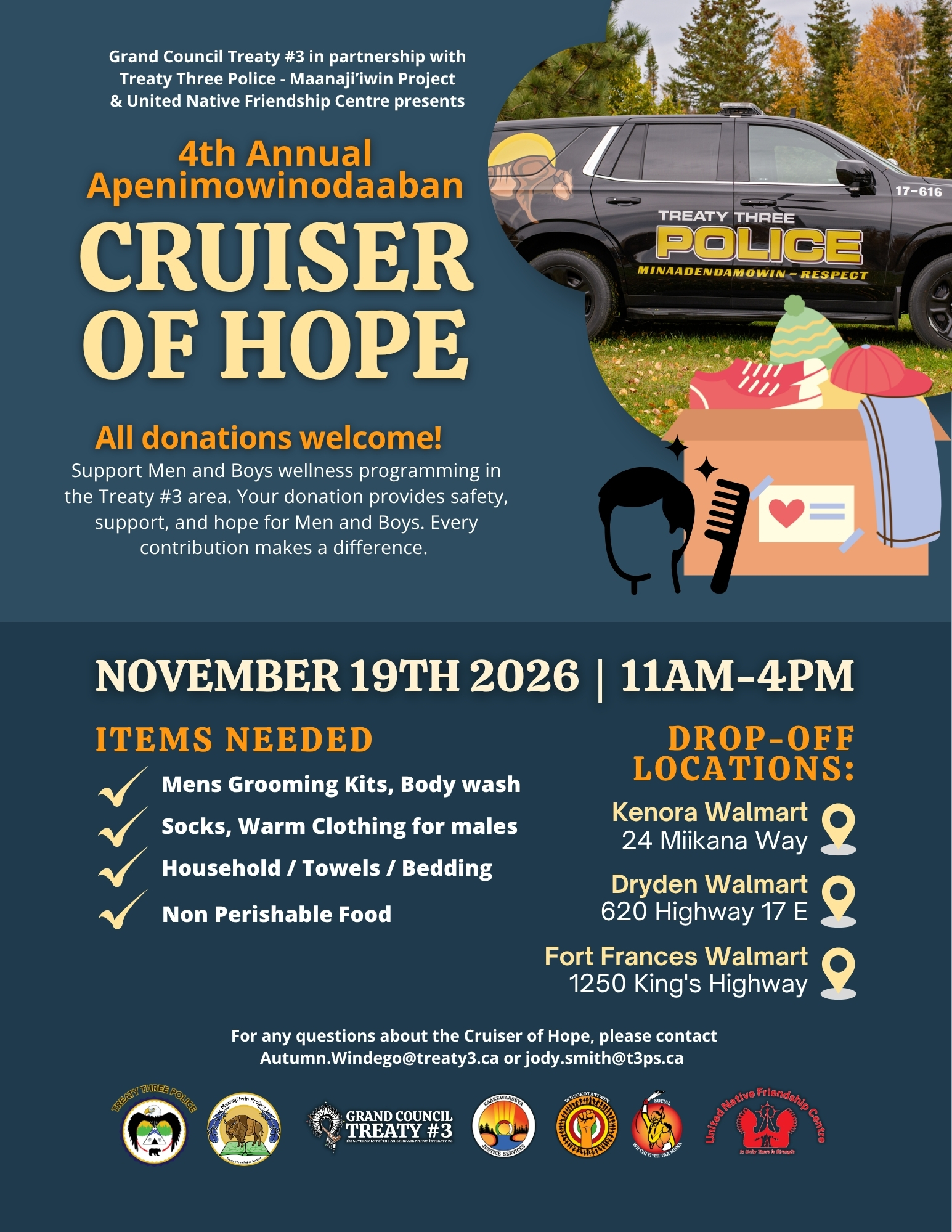 4th Annual Apenimowinodaaban Cruiser of Hope